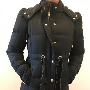 Juicy Couture puffer coat with faux fur hoodie